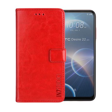 IN7 瘋馬紋 HTC Desire 22 Pro (6.6吋) 錢包式 磁扣側掀PU皮套 吊飾孔 手機皮套保護殼