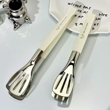防燙夾子 家用烘焙夾子 煎炸專用夾子多功能不鏽鋼食品夾麪包夾燒烤牛排夾三線夾瀝油夾 廚房 矽膠夾子 夾子 食物 公筷夾