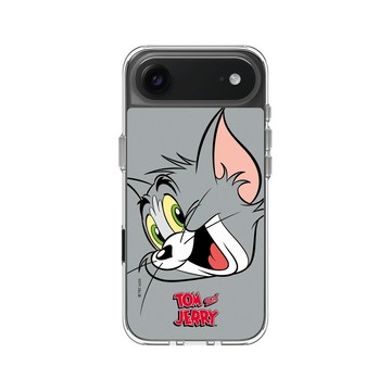 iPhone Air Clear Case（相機按鈕） 透明 - 湯姆貓與傑利鼠 Tom and Jerry - 大臉湯姆貓