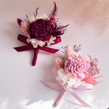 經典款婚禮胸花 結婚胸花 l 新郎  主婚人 招待