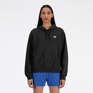 New Balance [New Balance]長袖連帽衛衣_女性_黑色_WT41507BK