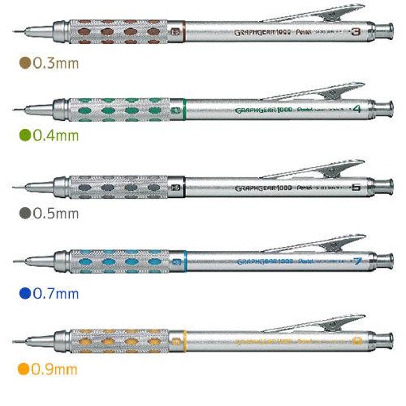 まとめ）ぺんてる 製図用シャープペンシルグラフギア1000 0.3mm PG1013 1本