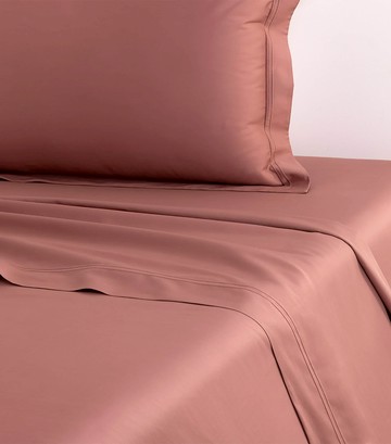 Yves Delorme Triomphe Santal Super King Flat Sheet