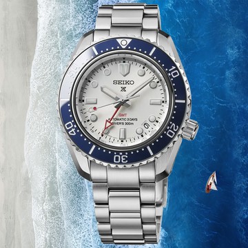 SEIKO 精工 PROSPEX系列 三日鍊 陶瓷圈 GMT潛水機械腕錶 (SPB519J1/6R54-00P0S)
