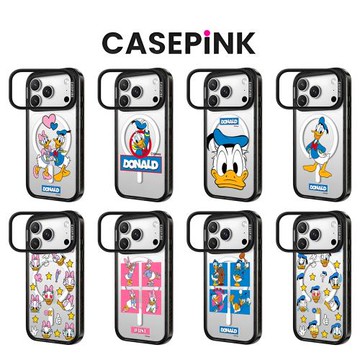 鏡頭框支架Magsafe磁吸唐老鴨DONALD DUCK手機殼17Pro適用蘋果16Promax亞克力iPhone15防摔14Pro黛絲保護套女