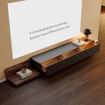 台灣公司 附發票 實木電視櫃茶幾組合簡約現代輕奢小戶型豪華伸縮電視機櫃客廳家用