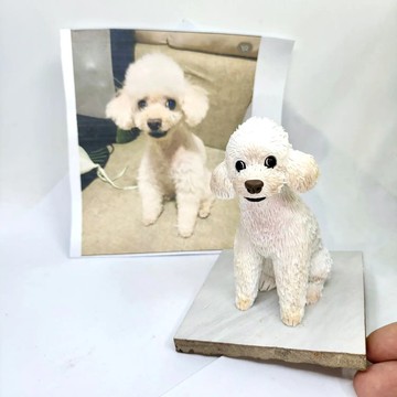 【客製化】寵物公仔 7cm | 貓咪 狗狗 兔子 訂製 | 手工捏塑 紀念