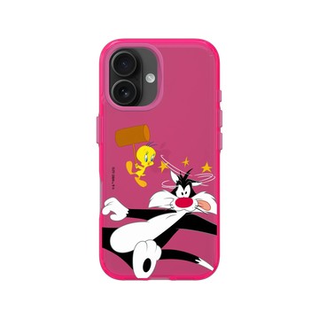 iPhone 16 Clear 粉漾桃 - 樂一通 Looney Tunes - 崔弟的反擊
