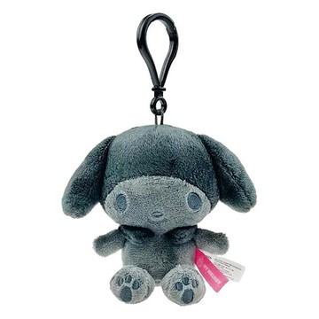 小禮堂 Sanrio 三麗鷗 美樂蒂 絨毛玩偶吊飾 (灰燼色系列 Ash Monochrome Series)