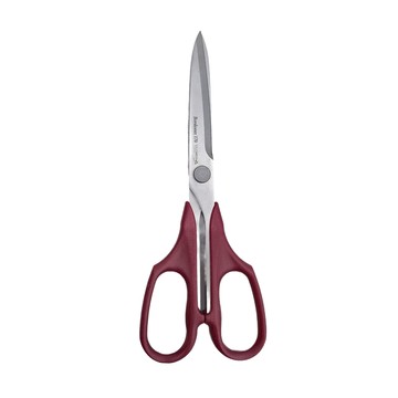 Clover 可樂牌 拼布剪刀  17公分長度 (含握柄)  高級不鏽鋼材質  日本製  紅紫色  1個