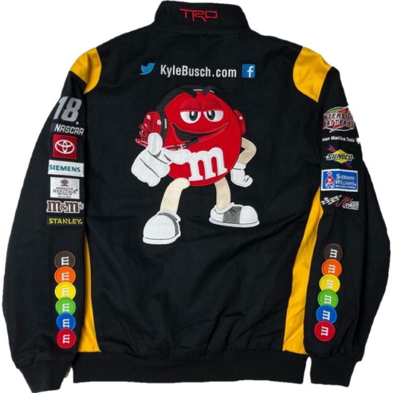 ナスカー jhデザイン レーシング ジャケット NASCAR jhDesign m&m 