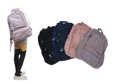 後背包大容量二主袋+外袋共五層防水尼龍布可14吋電腦放a4資料夾