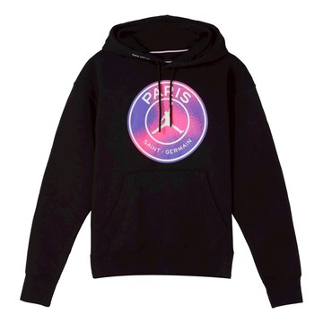 Air Jordan Paris Saint-Germain Printing Fleece Pullover Black