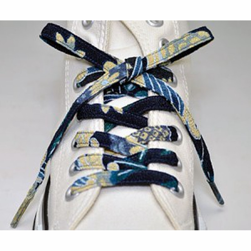 メール便 和柄靴紐ノーマル スニーカー用靴ひも おしゃれな平紐 色柄多数ちりめんメンズレディースクツヒモ 日本製シューレース 色210 通販 Lineポイント最大1 0 Get Lineショッピング