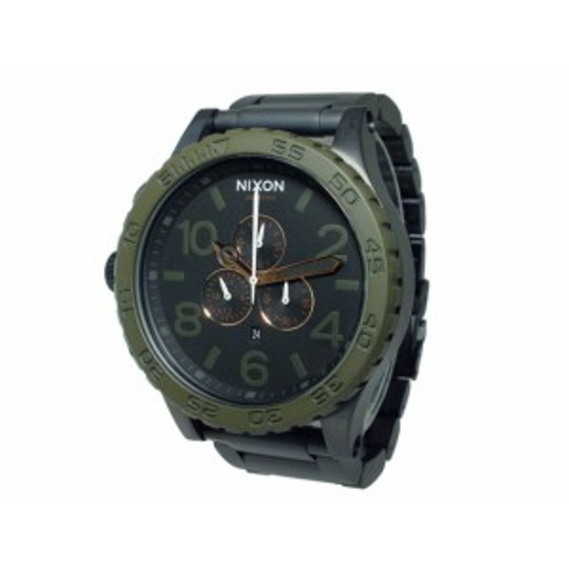 ニクソン NIXON 腕時計 Matte Black and Green A083-1530