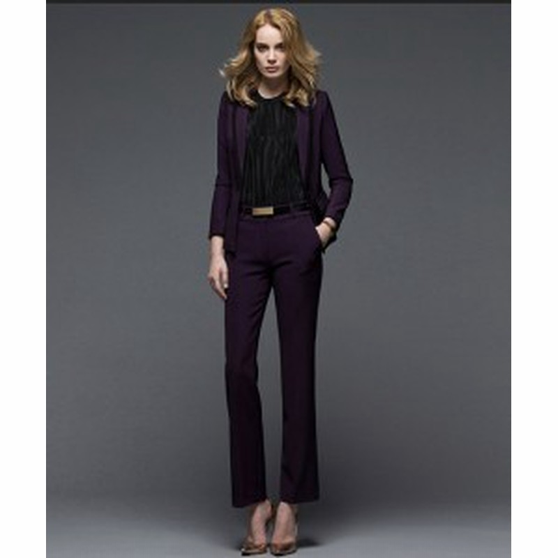 パンツスーツ スーツ ミドルジャケット ストレートパンツ パンツドレス 2点セット ベルト無し 無地 入学式 卒業式 ママスーツ フォーマル 通販 Lineポイント最大4 0 Get Lineショッピング