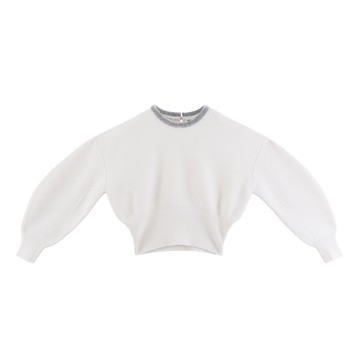 alexanderwang 水晶領口羊毛套頭衫