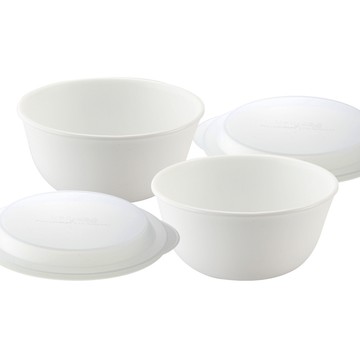 【美國康寧 CORELLE】純白系列麵碗4件組-D01