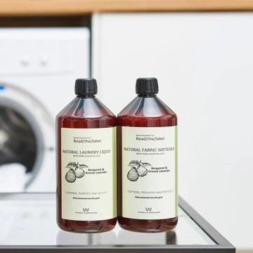 Vanilla Blanc 頂級天然衣物 洗衣/柔軟精 二入組 (多香調） - 柑橘薰衣草