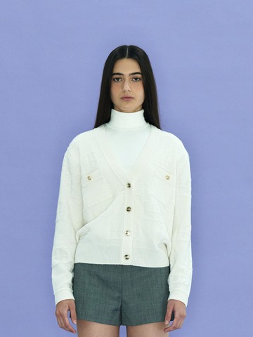 Classic Logo Cardigan_D5WAW23002WHX