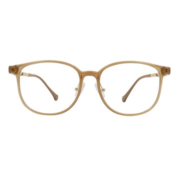 K-DESIGN動物聯萌 | 蹭蹭小時光 方框眼鏡 | 麥穗棕