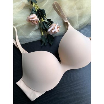 高端款光面簡約上薄下厚聚攏文胸舒適胸罩性感磨毛舒適有鋼圈內衣