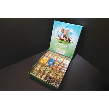 【桌遊侍】方舟動物園 烏鴉盒子《免運》正版實體店面快速出貨.木盒.收納.支援厚套.免膠組裝.桌遊收納盒