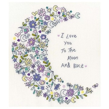 Bothy Threads 十字繡材料包 - 愛向月球