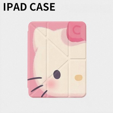 半邊kt貓蘋果iPad11/10平板保護殼亞克力pro保護套air7/6磁吸