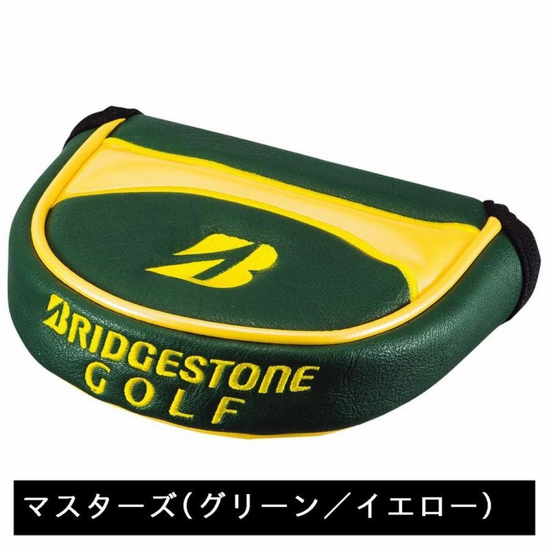新品】ブリヂストン ヘッドカバー 白×黒 パターカバー ロゴ