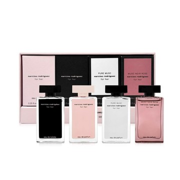 Narciso rodriguez 經典香氛禮盒 (7.5mlx4)