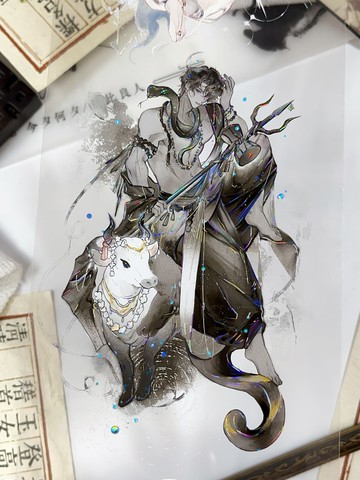 夠神5英靈頌歌 全身 PET 紙膠帶 貝殼光 10米卷