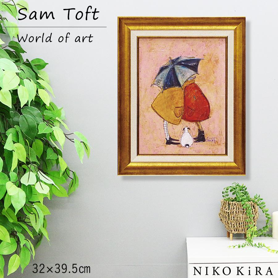 サムトフト 絵画 犬 いぬ Sam Toft アートパネル 絵 アートフレーム