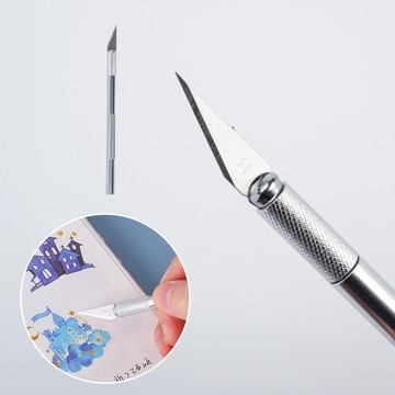 joeki雕刻筆 筆刀 手帳 美工筆刀 美工刀 可替換刀片 鋁合金筆刀 wj0236