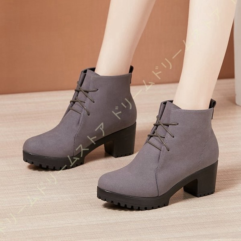 可愛い 裏ボア 編み上げブーツ 白 黒 ショートブーツ 厚底 プラットフォーム 袴 靴 レースアップ 白ブーツ 黒ブーツ ローヒール ハロウィン コスプレ 衣装 通販 Lineポイント最大get Lineショッピング