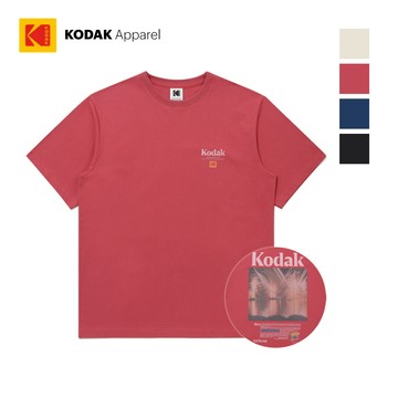 【KODAK Apparel】柯達 Colorama 相片圖騰短T 5色(白 紅 米 黑 藍) KB602043