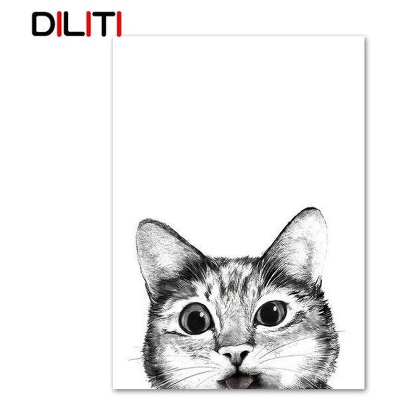 ポスター おしゃれ アートポスター 猫イラストシリーズ デザインno 5 A3 通販 Lineポイント最大0 5 Get Lineショッピング