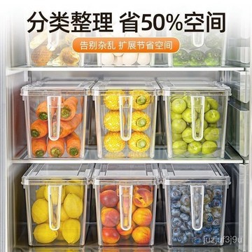 【桃園出貨🔥】冰箱收納盒食品級保鮮盒廚房冷凍鷄蛋儲物盒蔬菜水果專用整理神器