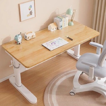 免運 學習桌 小學生學習桌 橡膠木兒童學習桌中小學生書桌可升降桌子實木寫字桌家用桌椅 可開發票 全館五折 工廠現貨直銷 新品特價 b9086