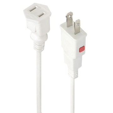 WeiTien 威電 頭安全過載斷電中繼線組 2.7m 125VAC 15A MAX 1650W  白色  1個