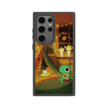 Galaxy S24 Ultra SolidSuit 黑 - 怪奇事物所 Incrediville - 烏克麗麗之夜