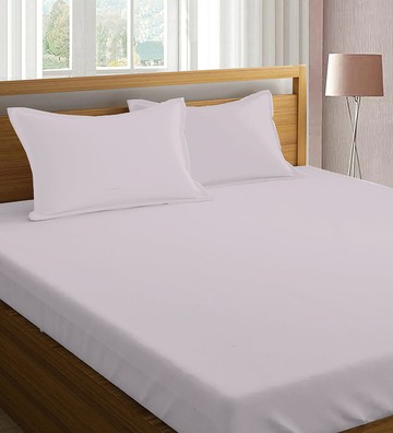 床包組-內含床包+枕套/特波麗/2389-3淺色時尚-海芋紫