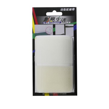 自黏配線帶 寬10公分長1公尺 魔鬼氈 / 收線 / 束線 / 整線 / 集線 / 配線 / 分線【創意生活】