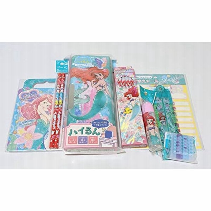 プリンセス アリエル 筆箱 文房具セット 両面 入学 新学期 入学祝い 女の子 小学生 筆入れ 文房具8点セット アリエルぬりえ付き 通販 Lineポイント最大get Lineショッピング