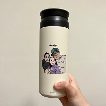 【客製保溫瓶】日本KINTO隨行/提式輕巧保溫瓶、500ml
