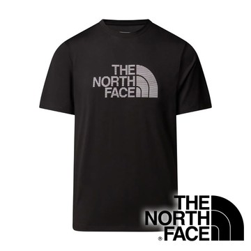 【THE NORTH FACE 美國】男快乾圓領短袖T恤『黑』NF0A8DHY 戶外 露營 登山 健行 休閒 時尚 短袖 T恤