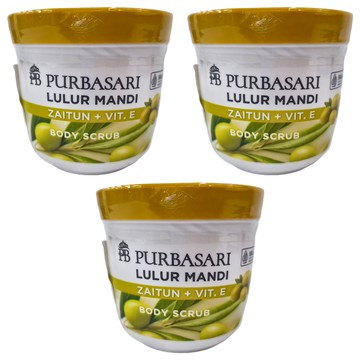 PURBASARI 身體磨砂膏 橄欖  200g  3罐