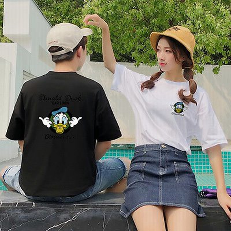 新品セールドナルド T シャツ 親子ペアルックカップル ｔシャツ ディズニー 韓国 レディースファッション ママと娘 おそろい服 親子服 家族お母さん子 父と息子 お揃い服 子供服 綿100 通販 Lineポイント最大get Lineショッピング