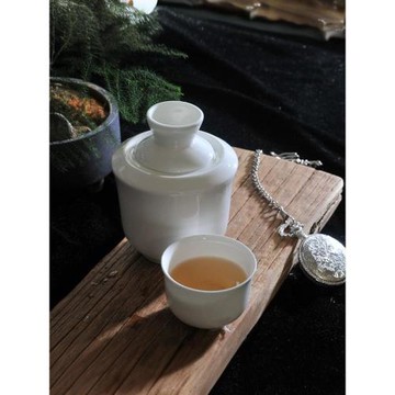 高檔純白骨瓷中式溫酒器燙酒壺家用老式黃酒白酒杯溫酒壺陶瓷餐具