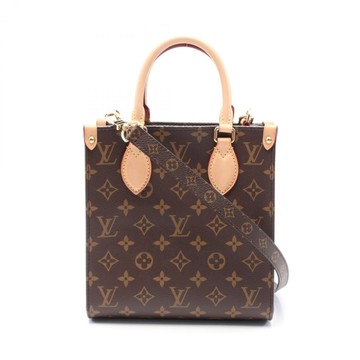 LOUIS VUITTON LV 路易威登 Sac Plat BB 兩用包 棕色 原花 帆布 M45847 【二手名牌BRAND OFF】